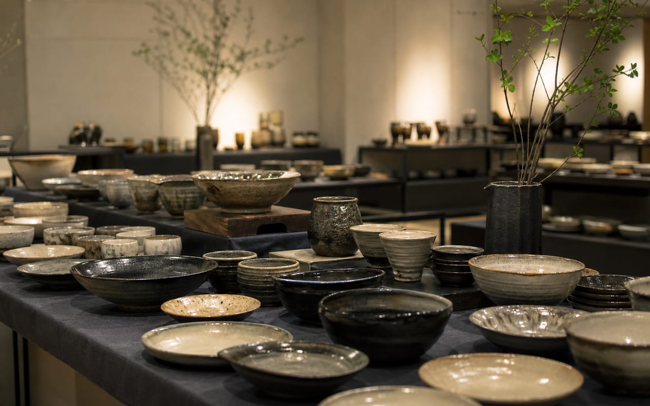 全国百貨店の巡回展の様子